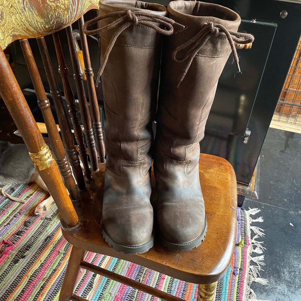 Dublin leather Country riding boots waterproof